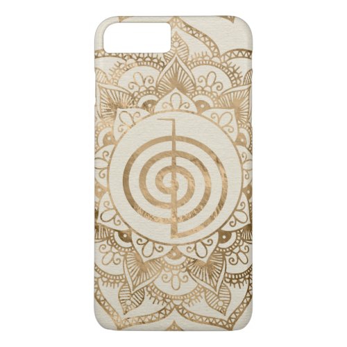 Cho Ku Rei _ pastel gold lotus mandala iPhone 8 Plus7 Plus Case