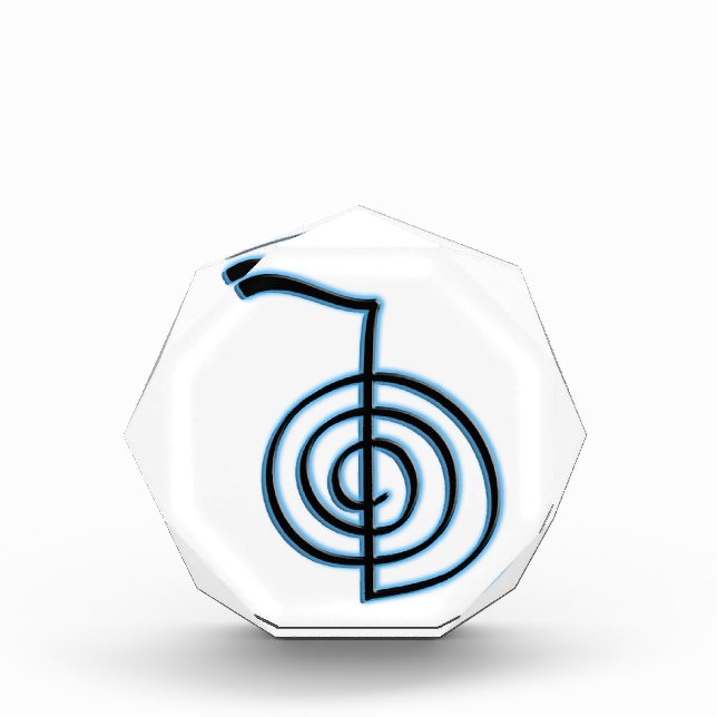 Cho Ku Rei Reiki Symbol Acrylic Award (Front)
