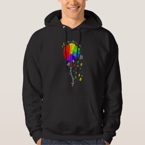 Cho Ose K Ind Autism Awareness Month Women Sunflow Hoodie