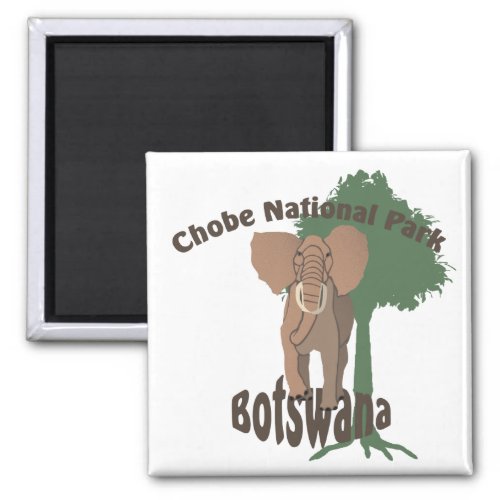 Chobe National Park Elephant Magnet