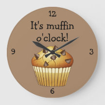 Choc Chip Muffin on Pale Coffee (customizable) Lar