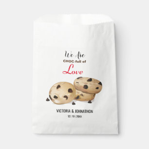 Choc-Full Of Love Cookie Thank You Wedding Treat Favor Bag