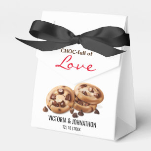 Choc-Full Of Love Cookie Wedding Favor Boxes