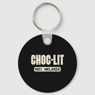 Choc Lit Melanin Black History Bhm African Men Wom Keychain