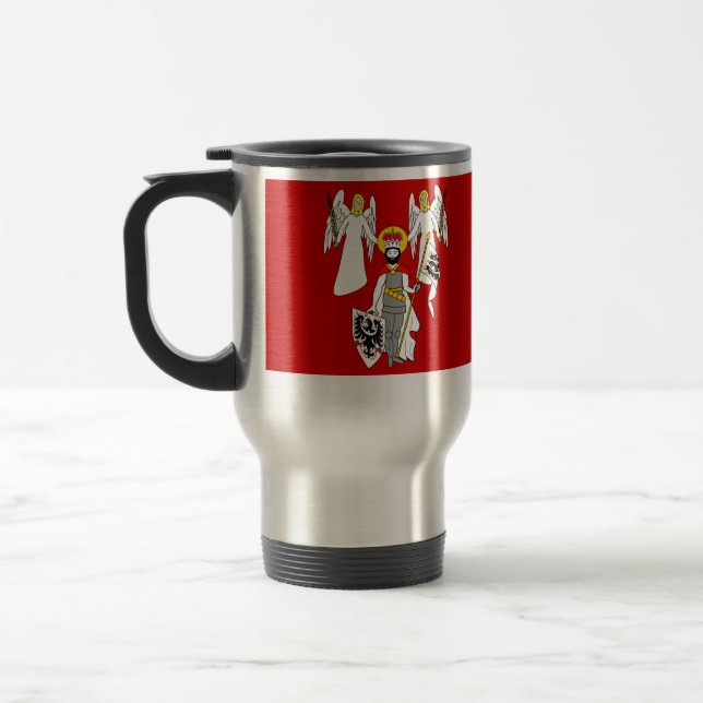 Chocen Cz, Czech Republic flag Travel Mug (Left)