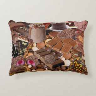 Chockablock chocs accent pillow