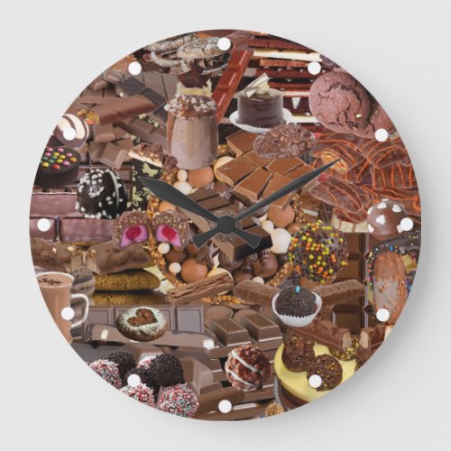 Chockablock chocs large clock