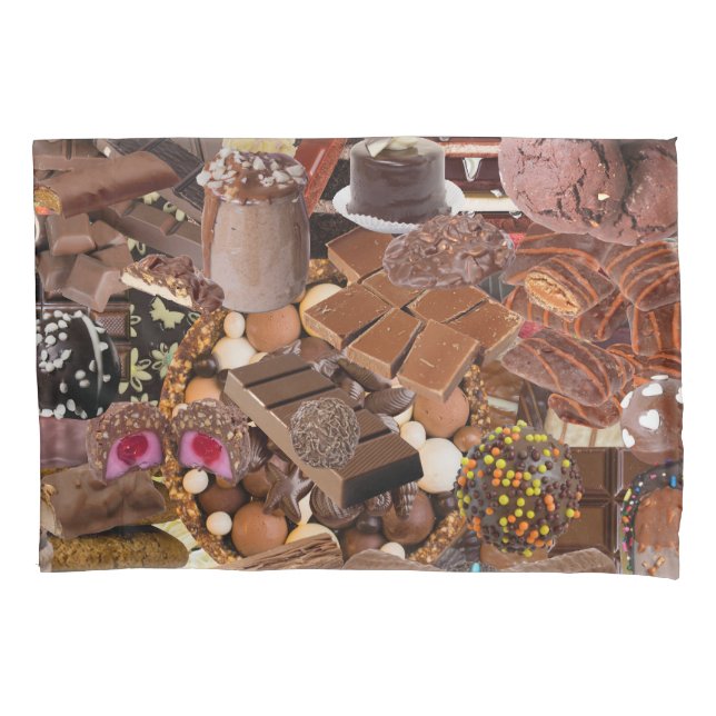 Chockablock chocs pillow case (Front)