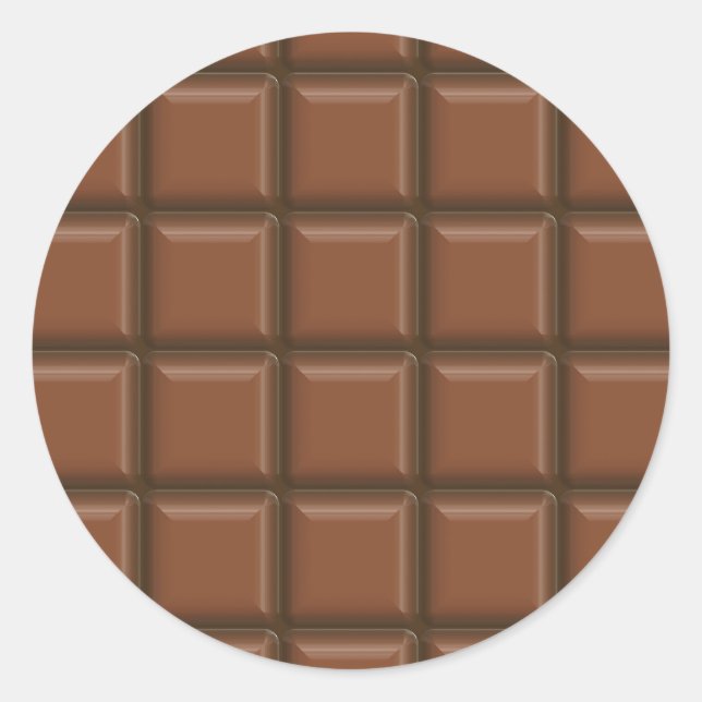 choco2 classic round sticker (Front)