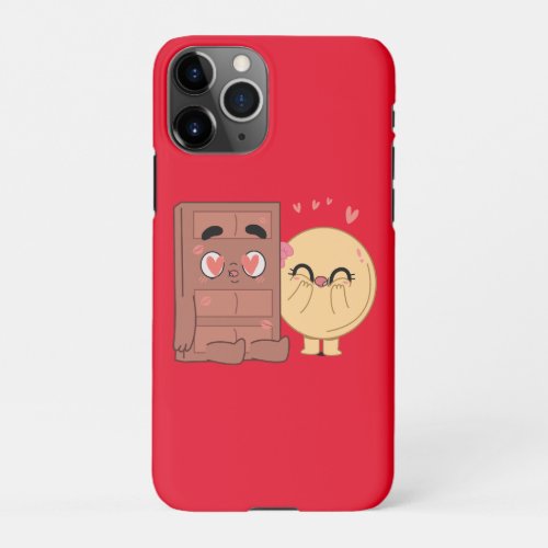 Choco And Pancake Couples Love Valentine Matching  iPhone 11Pro Case