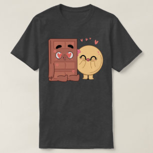 Choco And Pancake Couples Love Valentine Matching T-Shirt
