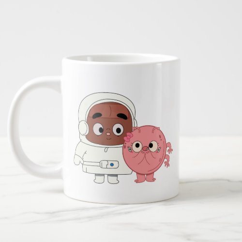 Choco and Pancake Funny Astronomical Adventure Giant Coffee Mug