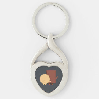Choco And Pancake Playing Mode Keychain