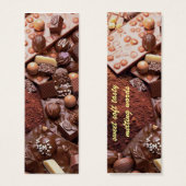 choco bookmark chocolate (Front & Back)