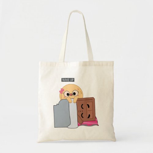 Choco Pancake Sweet Couple Morning Love Tote Bag