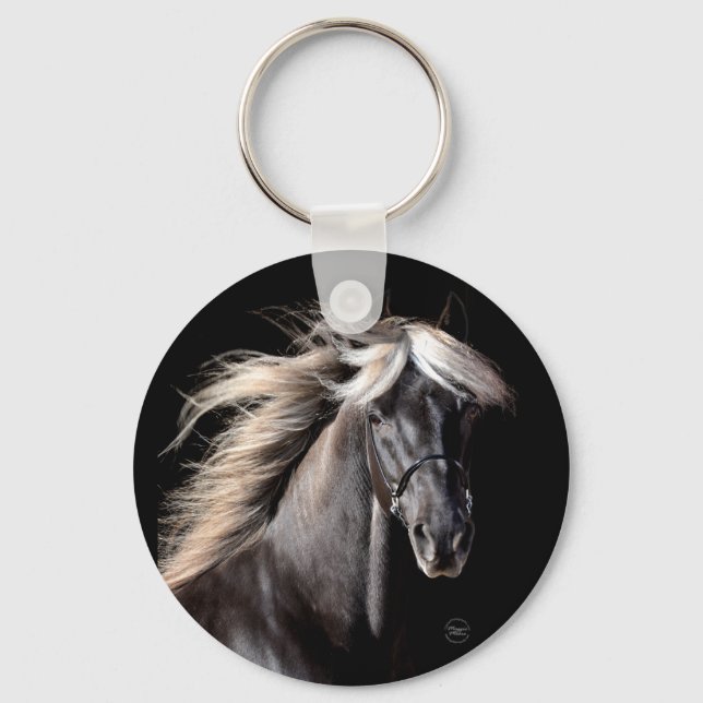 Choco Rocky Mountain Horse Keychain (Front)