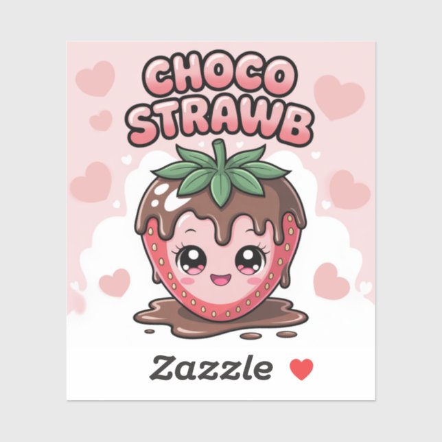 CHOCO STRAWB STICKER (Sheet)