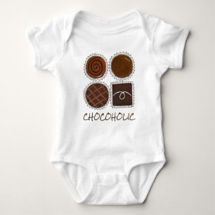 Chocoholic Box of Chocolates Chocolate Bon Bons Baby Bodysuit