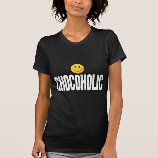 Chocoholic Smiley Tag W T-Shirt