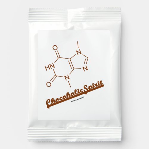 Chocoholic Spirit Theobromine Molecule Hot Chocolate Drink Mix