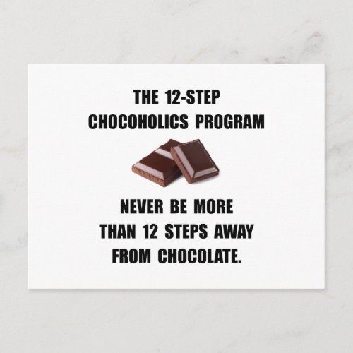 Chocoholics Postcard