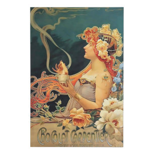 Chocolat Charpentier by Louis Theophile art nouvea Faux Canvas Print