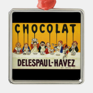Chocolat Delespaul Havez Metal Ornament