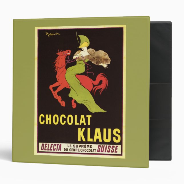 Chocolat Klaus Advertisement Poster 3 Ring Binder (Front/Inside)