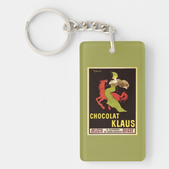 Chocolat Klaus Advertisement Poster Keychain (Front)