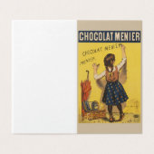 Chocolat Menier Little Girl Wall Writing (Outside Unfolded)
