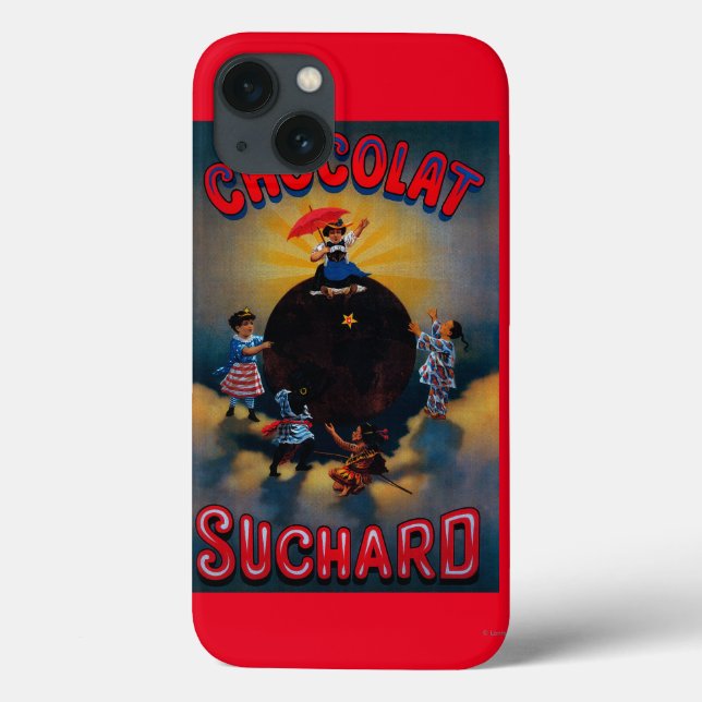 Chocolat Suchard Vintage PosterEurope Case-Mate iPhone Case (Back)