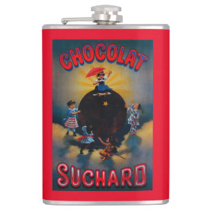 Chocolat Suchard Vintage PosterEurope Flask