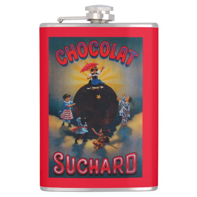 Chocolat Suchard Vintage PosterEurope Flask (Front)