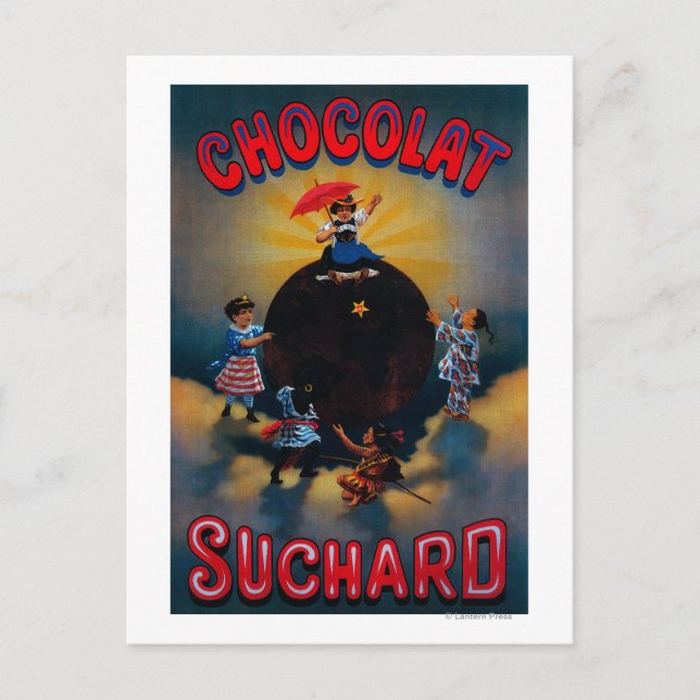 Chocolat Suchard Vintage PosterEurope Postcard (Front)