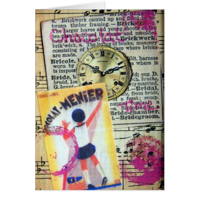 Chocolat Time Collage Cards (Front)