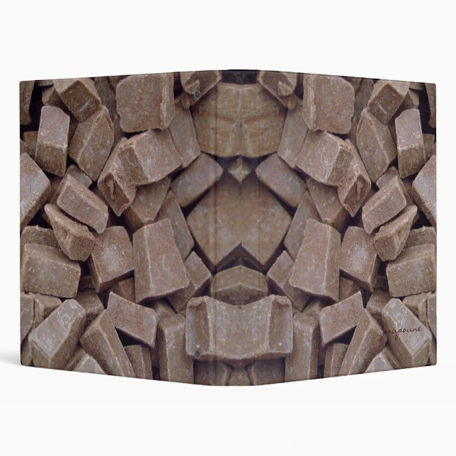 chocolate 3 ring binder (Background)