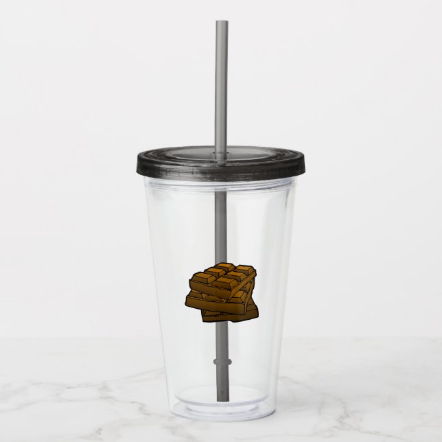 Chocolate Acrylic Tumbler (Front)