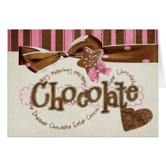 chocolate addiction cards (Front Horizontal)