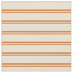 [ Thumbnail: Chocolate and Beige Colored Pattern Fabric ]