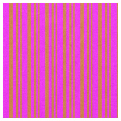 Chocolate and Fuchsia Stripes/Lines Pattern Fabric