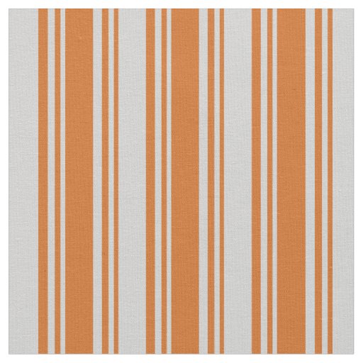Chocolate and Light Gray Lines/Stripes Pattern Fabric