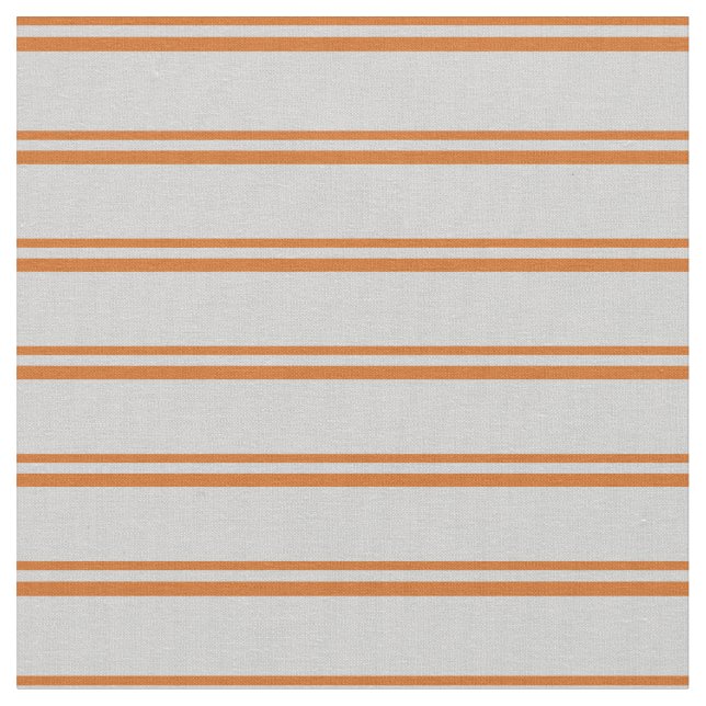 Chocolate and Light Gray Pattern of Stripes Fabric (Close Up)