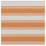 Chocolate and Light Grey Striped Pattern Fabric
