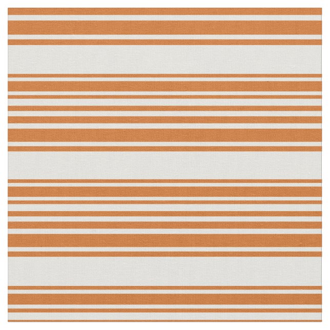 Chocolate and Light Yellow Colored Lines Fabric (Close Up)