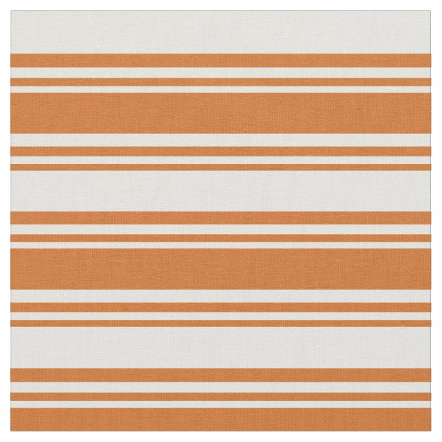 Chocolate and Light Yellow Lines Fabric (Close Up)