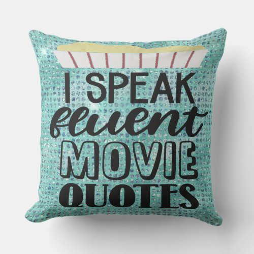 Chocolate and Movie Lovers Dream Outdoor Pillow