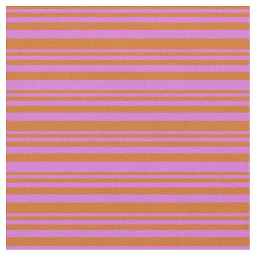 Chocolate and Orchid Colored Pattern Fabric