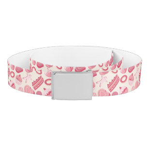 Chocolate and pastries pattern 2 belt