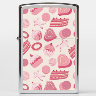 Chocolate and pastries pattern 2 zippo lighter