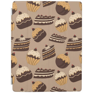 Chocolate and pastries pattern 3 iPad smart cover